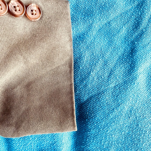 VTG LAUREN RALPH LAUREN SIZE 46R LIGHT BROWN FAUX SUEDE MEN'S SPORT COAT - Picture 12 of 12